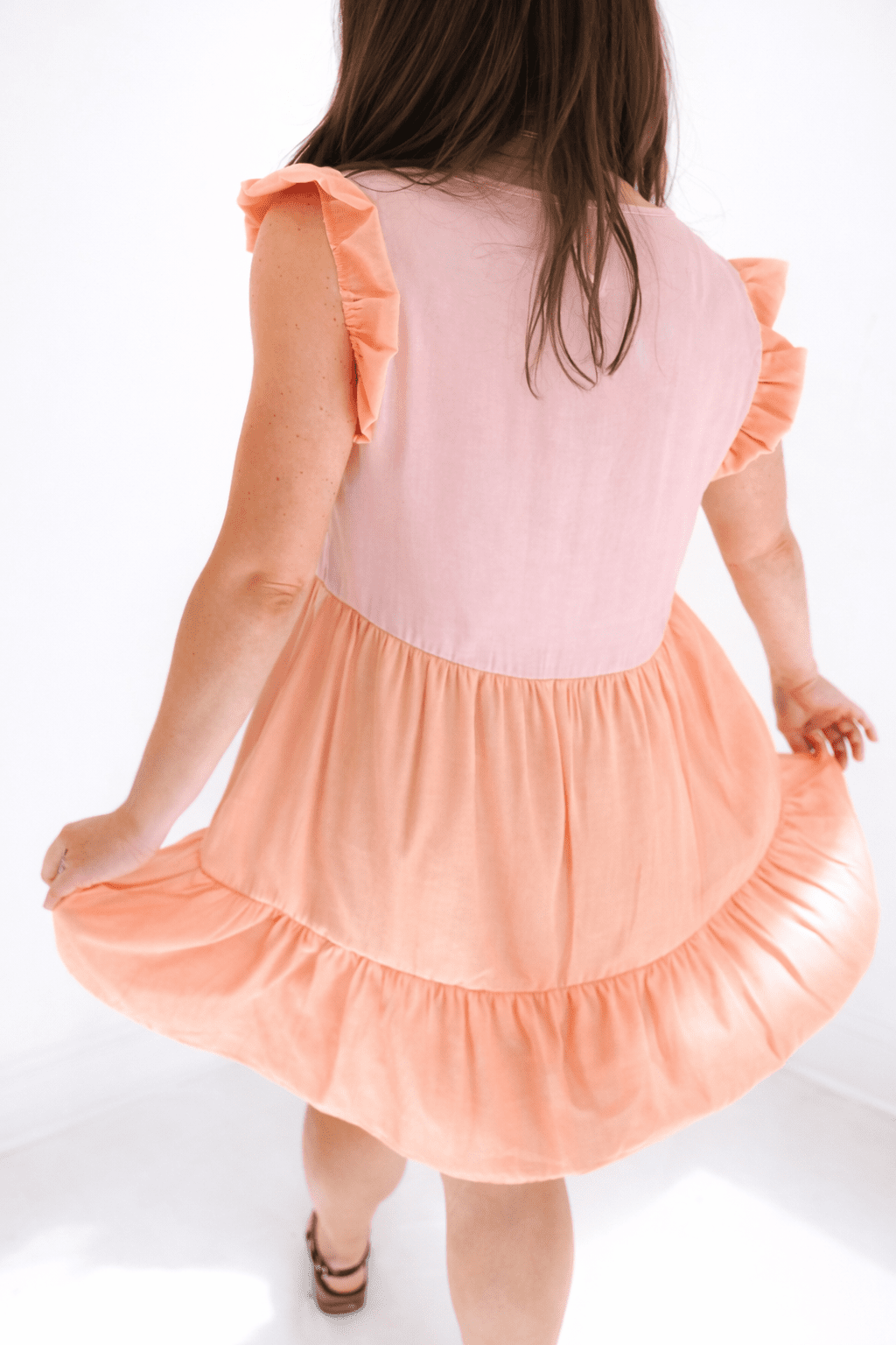 Chelsea Chambray Dress - Two Tone - Girl Code Couture