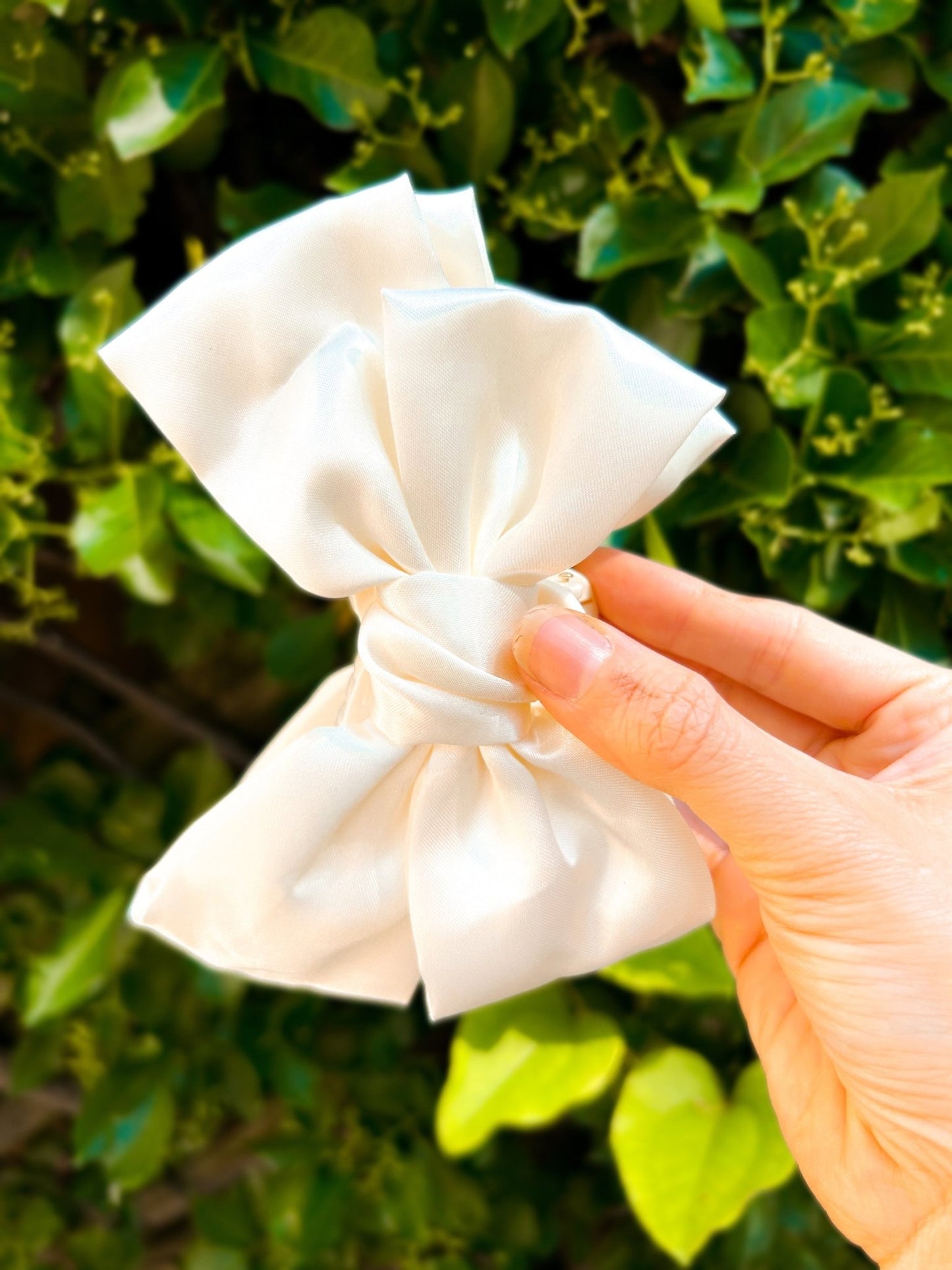 Large Satin Bow Claw Clips - Girl Code Couture