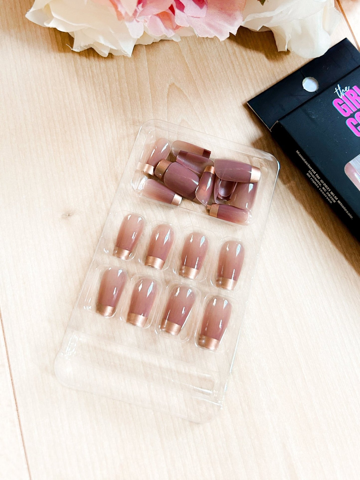 “Rose All Day” Press - On Nail Kit - Girl Code Couture