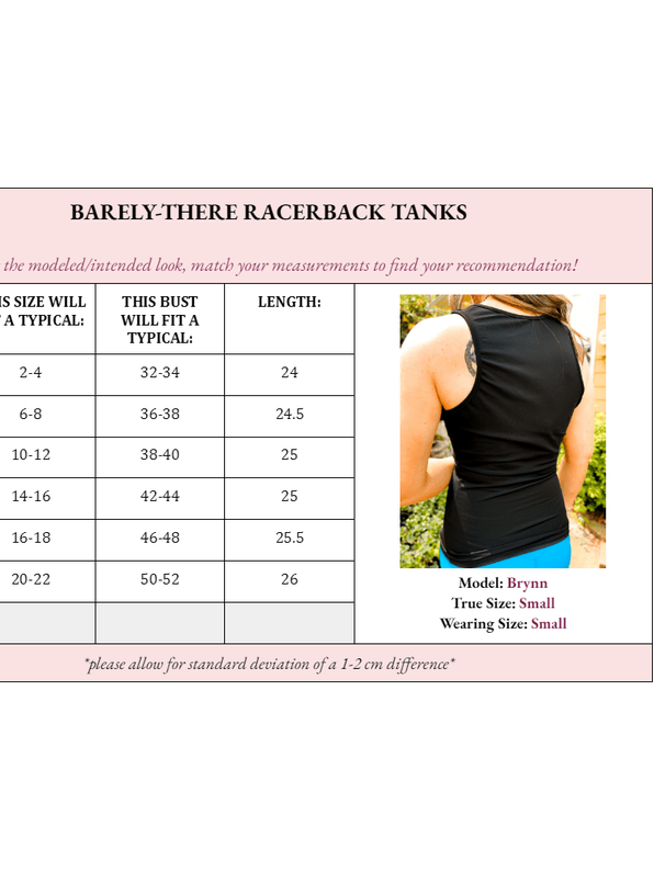 Ryder Racerback Barely - There Tank - Girl Code Couture