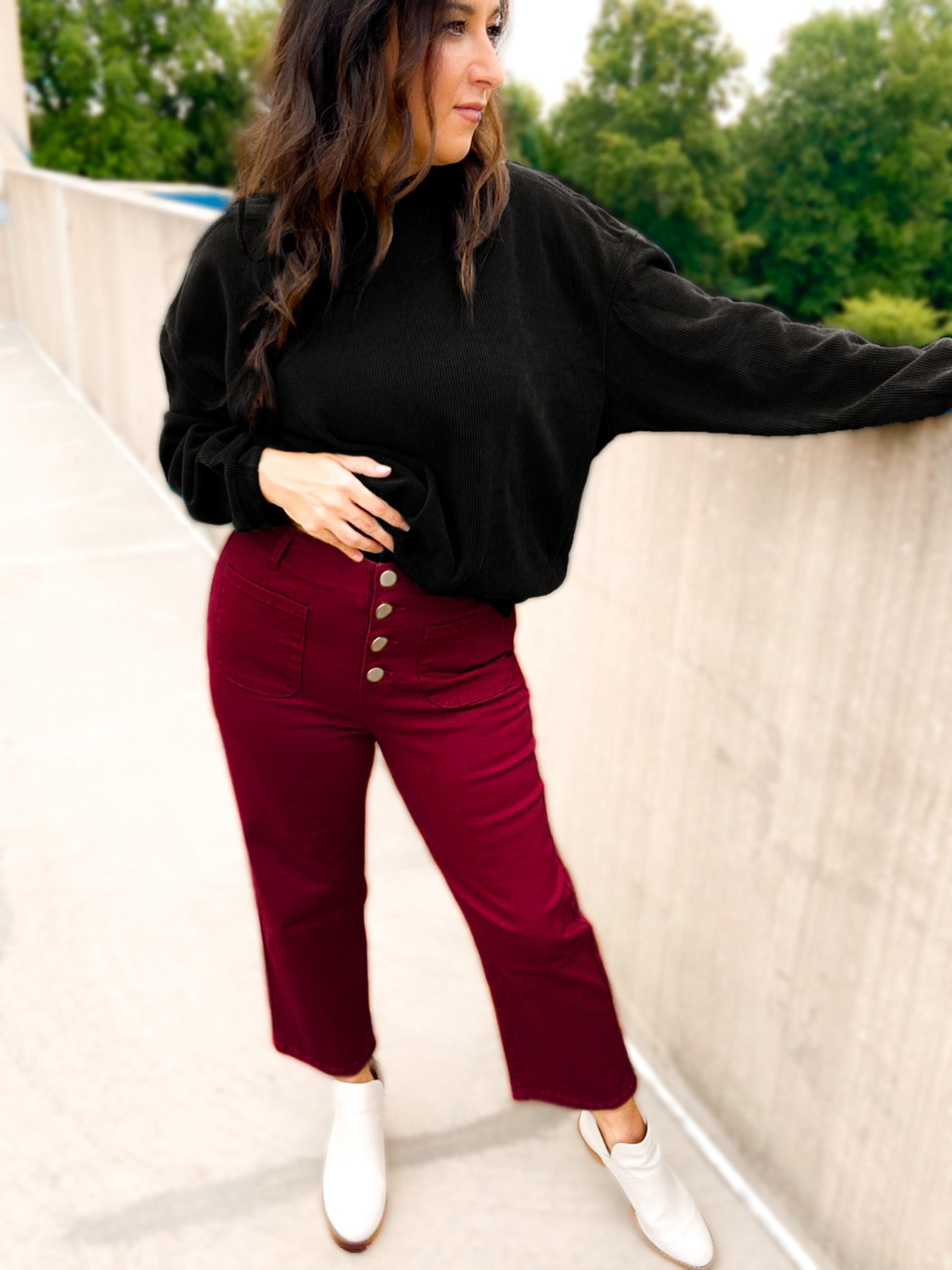 Sydney Straight Leg Hyperstretch Cropped Jeans - Girl Code Couture