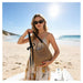 Ruffle Strap Woven Shoulder Bag