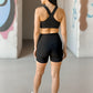 PRE-ORDER Max Sculpt Ribbed Short Length Biker Shorts