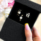 PRE-ORDER Daisy & Diamond Stainless Steel 3 Piece Ring Set