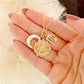 PRE-ORDER 3 Charm Zodiac & Moon Cubic Zirconia Pendant Necklace