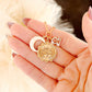 PRE-ORDER 3 Charm Zodiac & Moon Cubic Zirconia Pendant Necklace