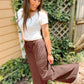 Archer Asymmetrical Pocket Wide Leg Cargos