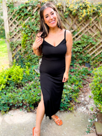 Bridgette Bodycon Ribbed Dress - Girl Code Couture