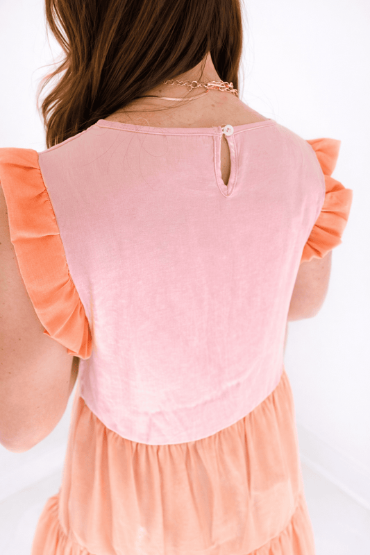 Chelsea Chambray Dress - Two Tone - Girl Code Couture