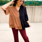 Addison Asymmetrical Babydoll Blouse