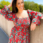 The Sabrina Smocked Bell Sleeve Dress