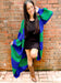 PRE ORDER Oversized Chunky Striped Balloon Sleeve Duster - Girl Code Couture