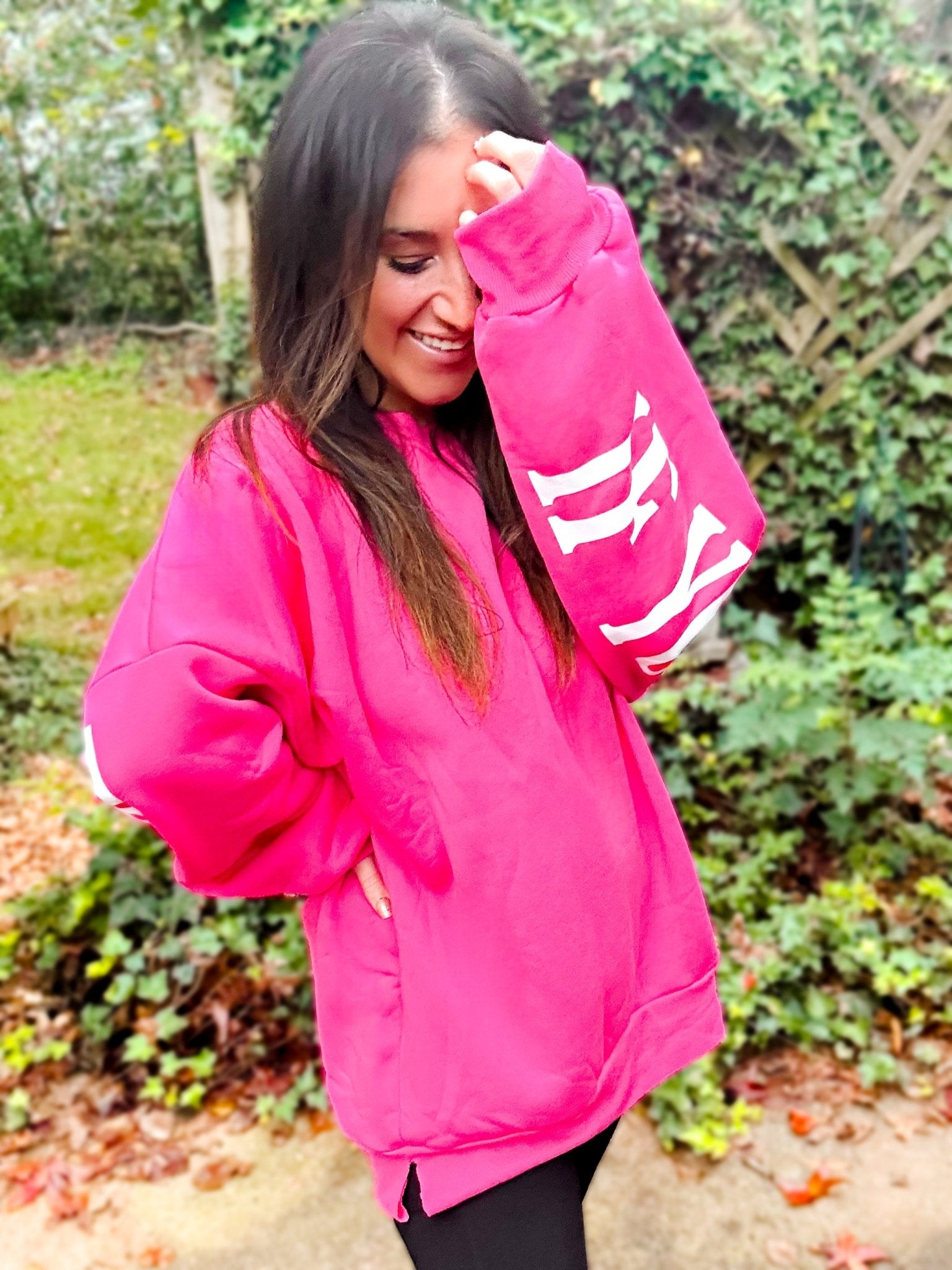 PREORDER If You Can Read This You Are Loved Graphic Back Printed Scuba Sweatshirt - Girl Code Couture