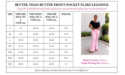 PREORDER PINK BETTER THAN BUTTER PERFORMANCE FLARE PANT - Girl Code Couture