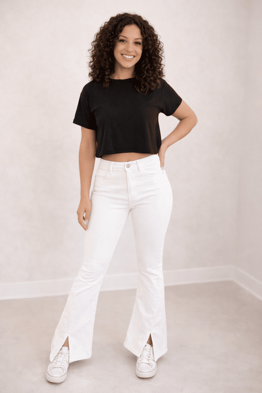 Spencer Split Hem Bells - Girl Code Couture